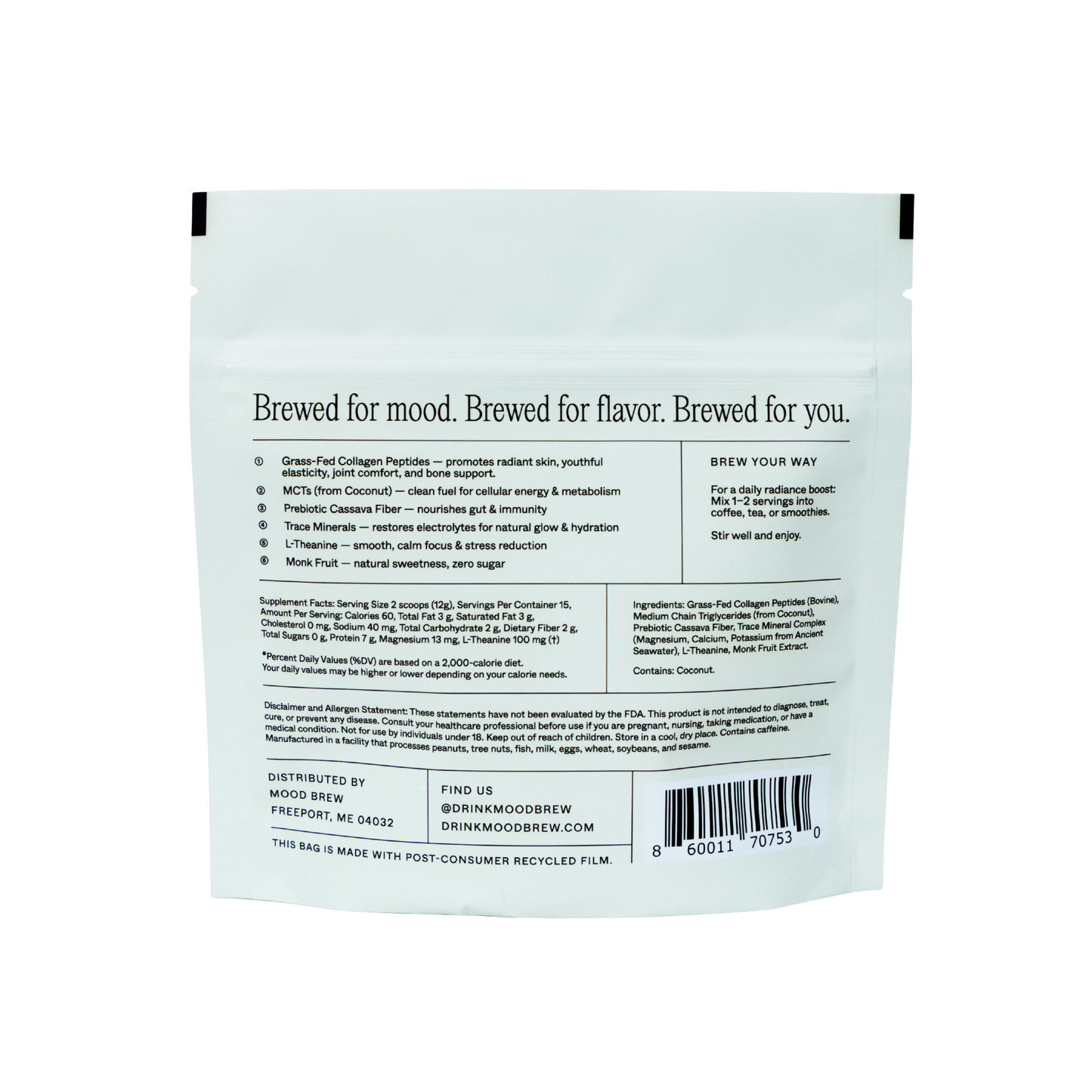 Mood Brew® Collagen Creamer